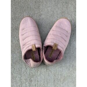 Olukai Lania Womens 8 Slip On Shoes Casual Comfort Pink Lined Slippers